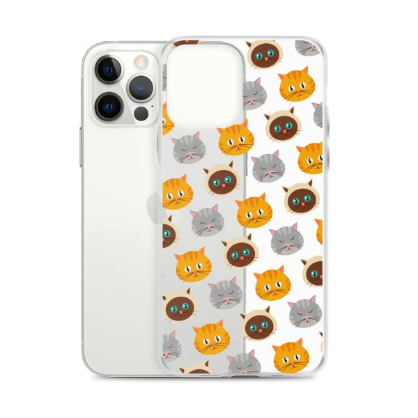 Cute Cats iPhone Clear Case