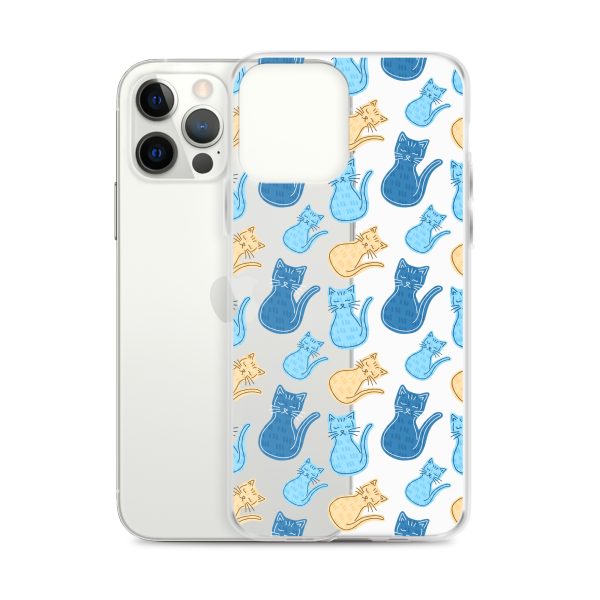 Cat Cartoon iPhone Clear Case