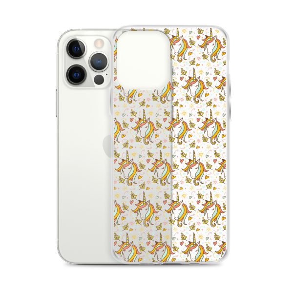 Unicorn Doodle iPhone Clear Case