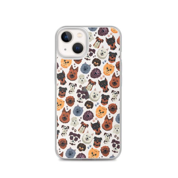 clear-case-for-iphone-iphone-13-case-on-phone-6a1d6a365f6be.jpg Dog Heads iPhone Clear Case