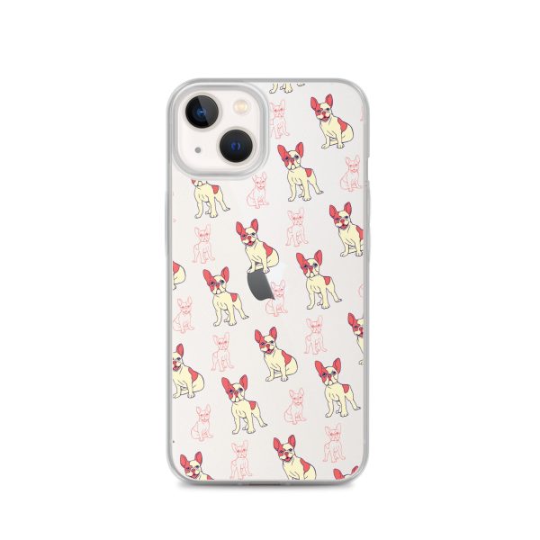 clear-case-for-iphone-iphone-13-case-on-phone-6a1d6c79a26b2.jpg French Bulldog iPhone Clear Case