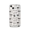 Cartoonish Cat iPhone Clear Case