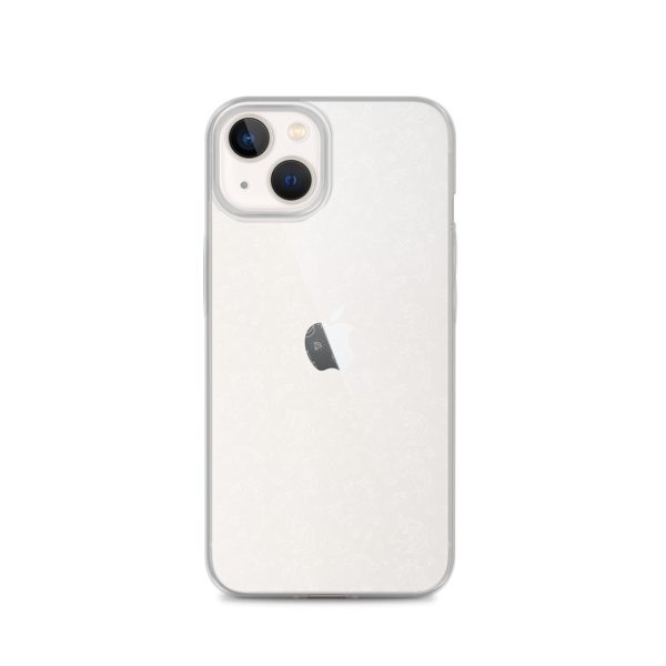 Unicorn Outline Drawing iPhone Clear Case