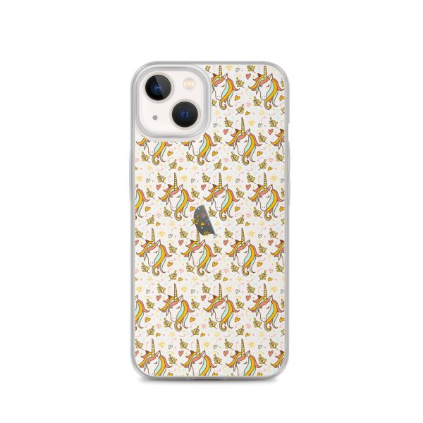 Unicorn Doodle iPhone Clear Case