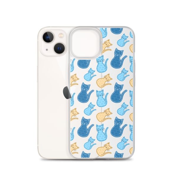 Cat Cartoon iPhone Clear Case