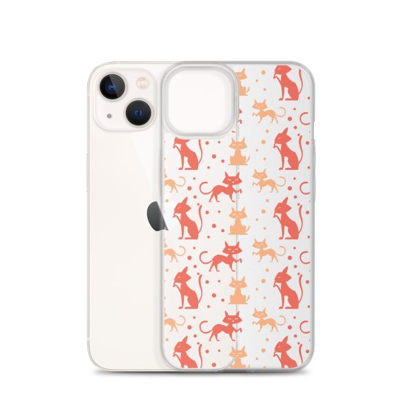clear-case-for-iphone-iphone-13-case-with-phone-6a1d6f4308173.jpg Cat Silhouettes Seamless iPhone Clear Case