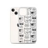 Cartoonish Cat iPhone Clear Case