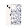 Simple Cat Outlines iPhone Clear Case