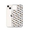 Halloween Seamless Cat iPhone Clear Case