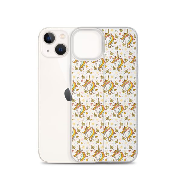 Unicorn Doodle iPhone Clear Case