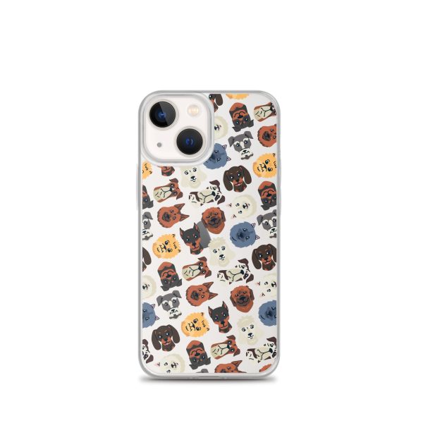 clear-case-for-iphone-iphone-13-mini-case-on-phone-6a1d6b9c61090.jpg Dog Heads Seamless iPhone Clear Case
