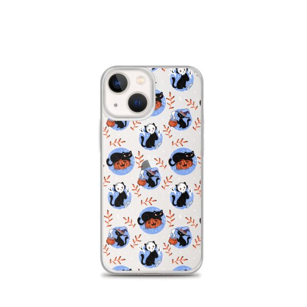 clear-case-for-iphone-iphone-13-mini-case-on-phone-6a1d6f9a1f557.jpg Halloween Cats iPhone Clear Case