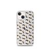 Halloween Seamless Cat iPhone Clear Case