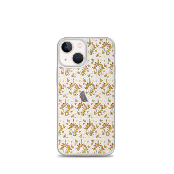 Unicorn Doodle iPhone Clear Case