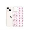 Pink Poodle iPhone Clear Case