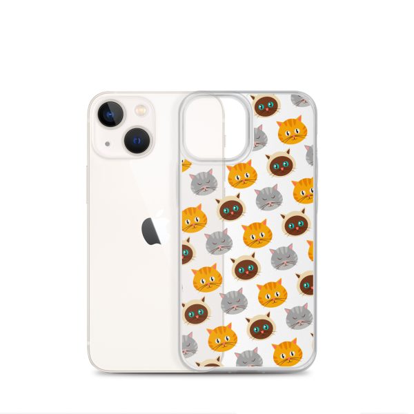 Cute Cats iPhone Clear Case