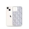 Simple Cat Outlines iPhone Clear Case