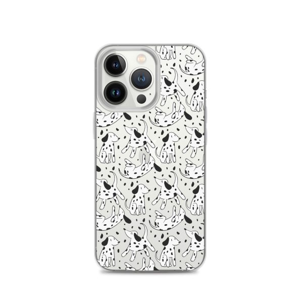 clear-case-for-iphone-iphone-13-pro-case-on-phone-6a1d69ff6e4d3.jpg Dalmatian Dog iPhone Clear Case