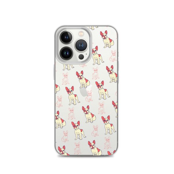 clear-case-for-iphone-iphone-13-pro-case-on-phone-6a1d6c79a25c1.jpg French Bulldog iPhone Clear Case