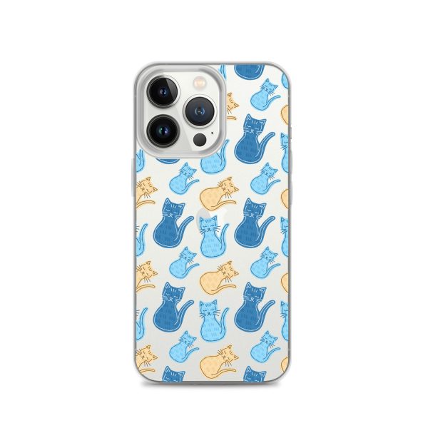 Cat Cartoon iPhone Clear Case