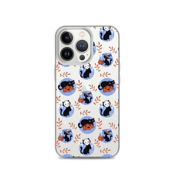 clear-case-for-iphone-iphone-13-pro-case-on-phone-6a1d6f9a1f77d.jpg Halloween Cats iPhone Clear Case