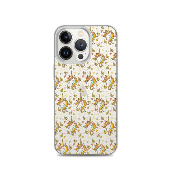 Unicorn Doodle iPhone Clear Case