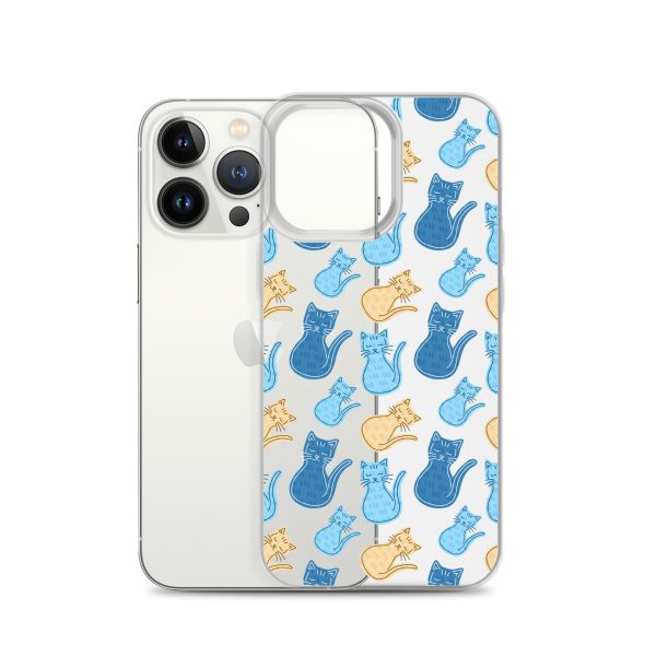 Cat Cartoon iPhone Clear Case