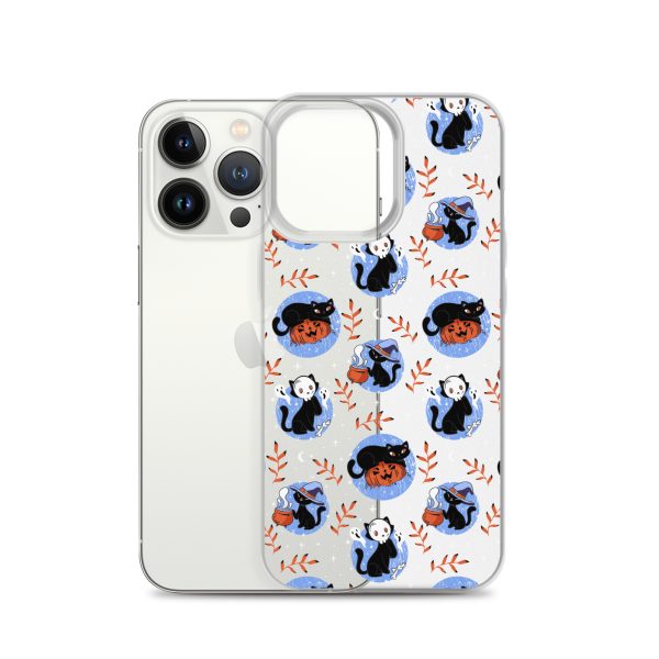 clear-case-for-iphone-iphone-13-pro-case-with-phone-6a1d6f9a1f7ef.jpg Halloween Cats iPhone Clear Case