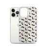Halloween Seamless Cat iPhone Clear Case