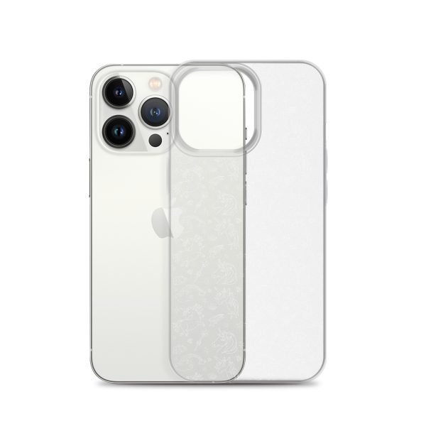 Illustrated Unicorn iPhone Clear Case