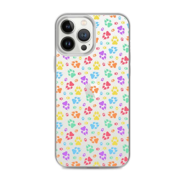 clear-case-for-iphone-iphone-13-pro-max-case-on-phone-6a1d6b394d406.jpg Puppy Paw Prints iPhone Clear Case