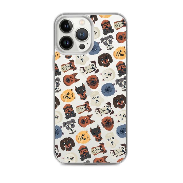clear-case-for-iphone-iphone-13-pro-max-case-on-phone-6a1d6b9c61163.jpg Dog Heads Seamless iPhone Clear Case