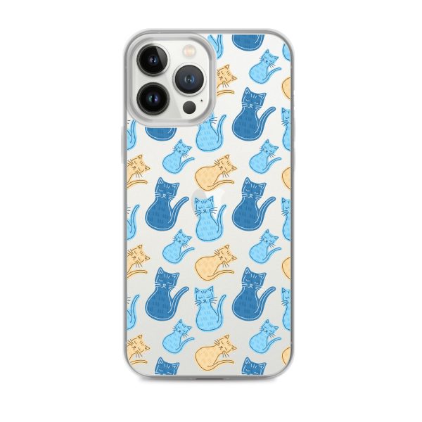 Cat Cartoon iPhone Clear Case