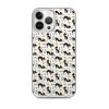 Halloween Seamless Cat iPhone Clear Case