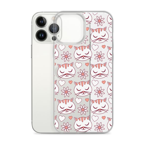 clear-case-for-iphone-iphone-13-pro-max-case-with-phone-6a1d6d62f24d7.jpg Cat Flowers and Hearts iPhone Clear Case
