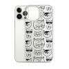 Cartoonish Cat iPhone Clear Case
