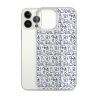 Simple Cat Outlines iPhone Clear Case