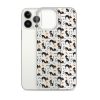 Halloween Seamless Cat iPhone Clear Case