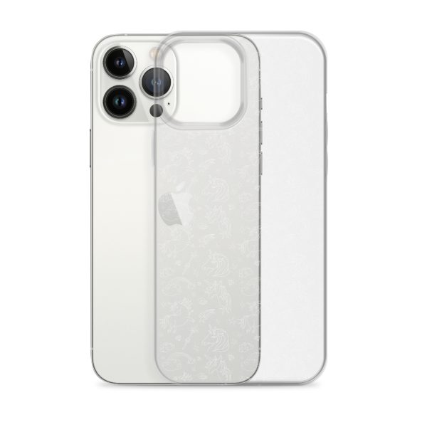 Illustrated Unicorn iPhone Clear Case