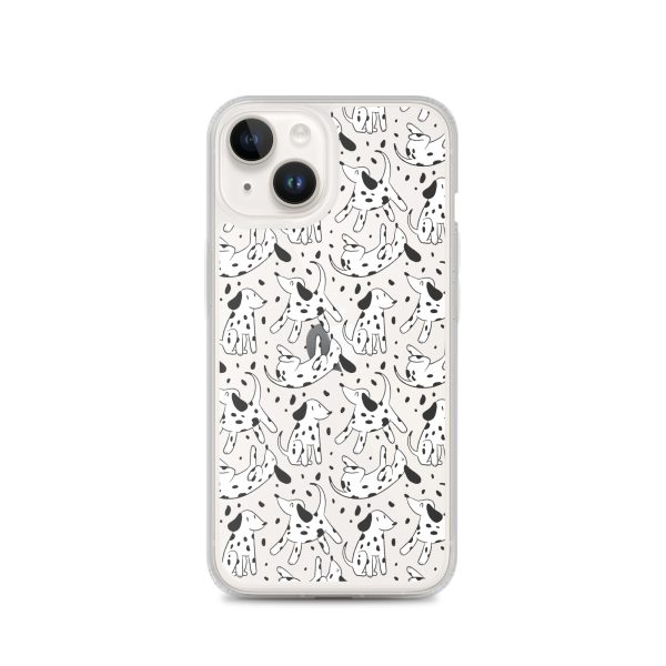 clear-case-for-iphone-iphone-14-case-on-phone-6a1d69ff6e894.jpg Dalmatian Dog iPhone Clear Case