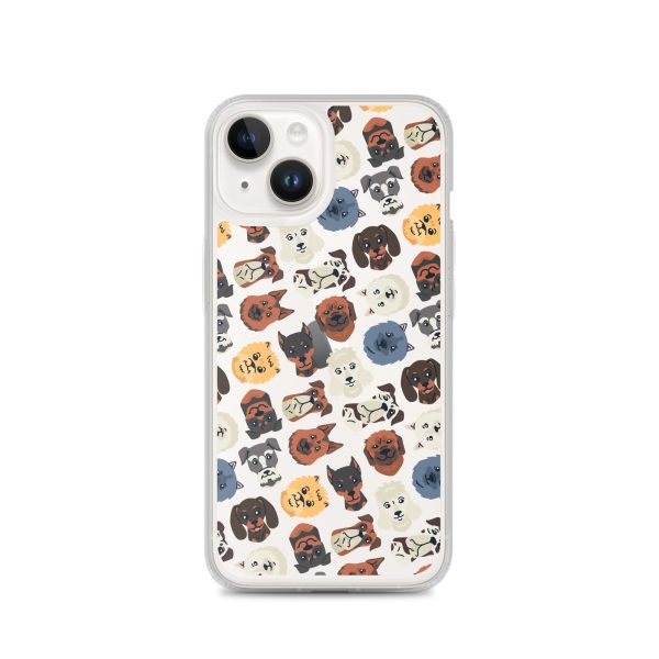 clear-case-for-iphone-iphone-14-case-on-phone-6a1d6b9c61615.jpg Dog Heads Seamless iPhone Clear Case