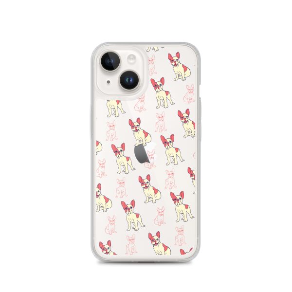 clear-case-for-iphone-iphone-14-case-on-phone-6a1d6c79a29f7.jpg French Bulldog iPhone Clear Case