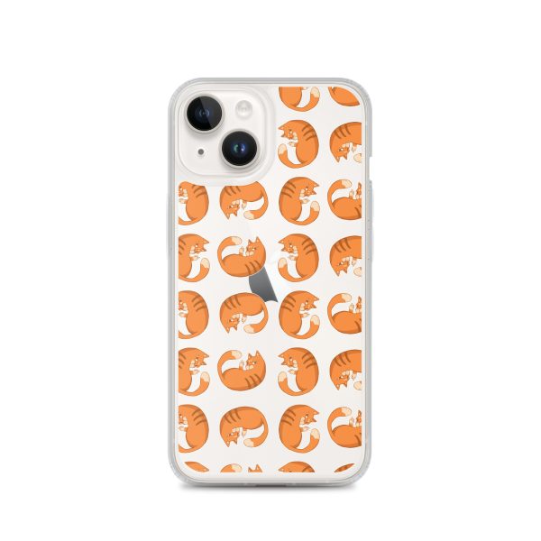 clear-case-for-iphone-iphone-14-case-on-phone-6a1d6e143afeb.jpg Orange Cat iPhone Clear Case