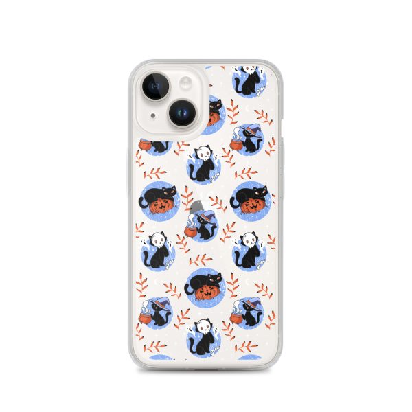 clear-case-for-iphone-iphone-14-case-on-phone-6a1d6f9a1fc1d.jpg Halloween Cats iPhone Clear Case