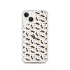 Halloween Seamless Cat iPhone Clear Case