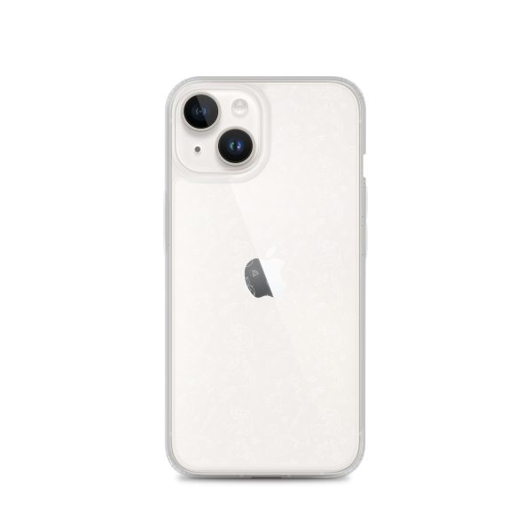 Unicorn Outline Drawing iPhone Clear Case