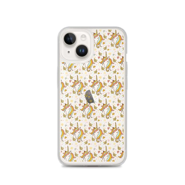 Unicorn Doodle iPhone Clear Case