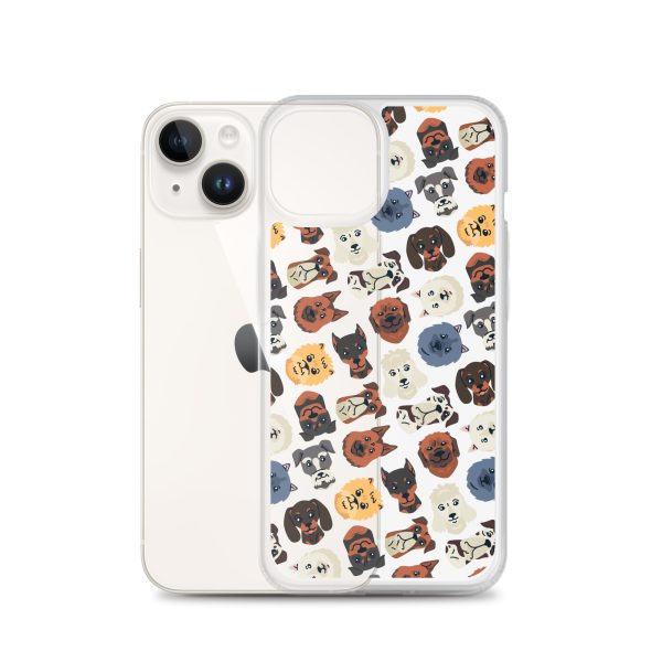 clear-case-for-iphone-iphone-14-case-with-phone-6a1d6b9c61661.jpg Dog Heads Seamless iPhone Clear Case