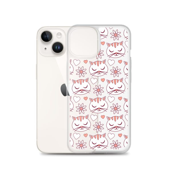 clear-case-for-iphone-iphone-14-case-with-phone-6a1d6d62f29ea.jpg Cat Flowers and Hearts iPhone Clear Case