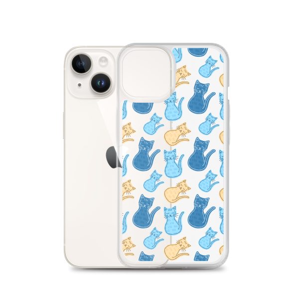 Cat Cartoon iPhone Clear Case